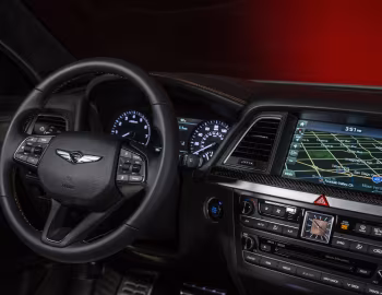 Интерьер 2018–20 Genesis G80 Sport [North America] (DH) '2017–20