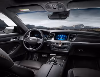 Интерьер 2018–20 Genesis G80 Sport [North America] (DH) '2017–20