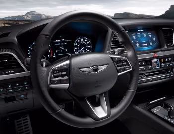 Интерьер 2018–20 Genesis G80 Sport [North America] (DH) '2017–20