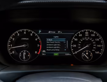 Комбинация приборов 2017–19 Genesis G90 [North America] (HI) '2016–19