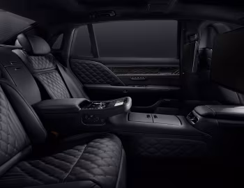 Интерьер Genesis G90 Long Wheelbase "Black" [South Korea] (RS4) '03.2025–н.в.