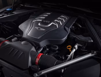 Под капотом Genesis G90L 5.0 HTRAC [CIS] (HI) '2016–19