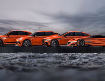 Genesis G80, Genesis GV80 Coupe Concept, Genesis GV60 Magma Concept, Genesis X Gran Racer VGT Concept