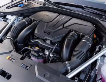 Под капотом 2022–24 Genesis GV70 3.5T AWD [North America] '2021–24