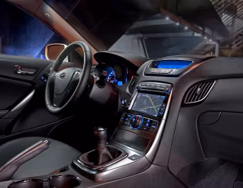 Intérieur 2010–11 Hyundai Genesis Coupe R-Spec [North America] '2009–11