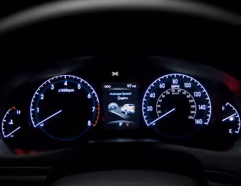 Комбинация приборов 2012–14 Hyundai Genesis R-Spec [North America] (BH) '2011–14