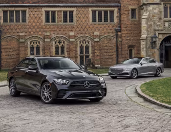 Genesis G80 3.5T AWD, Mercedes-Benz E 450 4MATIC AMG Line