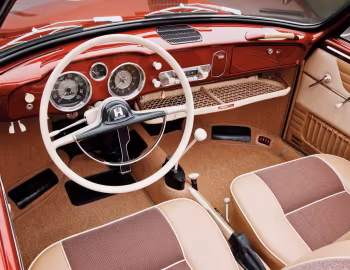 Panel frontal Volkswagen Karmann-Ghia Convertible (Typ 14) '1957–74
