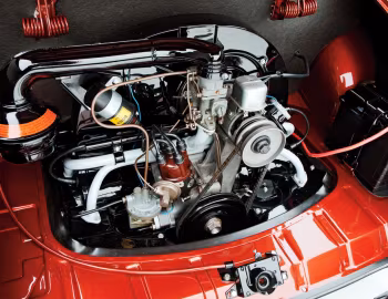 Bajo el capó Volkswagen Karmann-Ghia Convertible (Typ 14) '1957–74