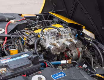 Sous la capuche Lancia Fulvia 1600 HF Competizione (818.540#002279) '03.1969