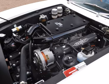 Sous la capuche Maserati Ghibli Spyder SS [UK-spec] (AM115S/49) '1970–73