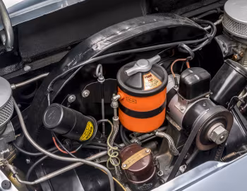 Bajo el capó Porsche Sauter '1951