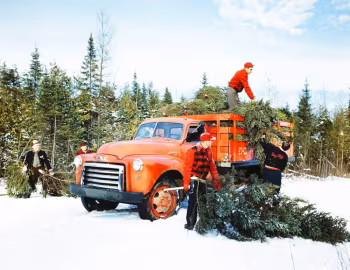 GMC 400 Stake Truck, Feliz Ano Novo