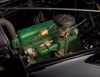 Under the hood 1941 GMC CC 100 Suburban