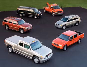 GMC Sonoma Crew Cab, GMC Savana, GMC Yukon Denali, GMC Envoy, GMC Sierra Denali Extended Cab, GMC TopKick