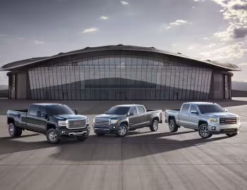 GMC Sierra 1500 SLT Crew Cab, GMC Sierra 3500 HD Denali Crew Cab, GMC Canyon All Terrain Crew Cab