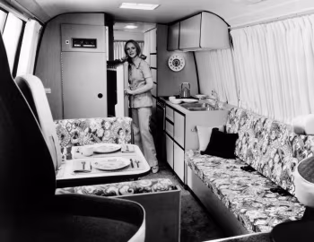 Інтэр'ер 1973–78 GMC Motorhome