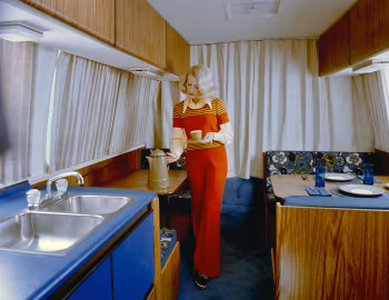 Інтэр'ер 1973–78 GMC Motorhome