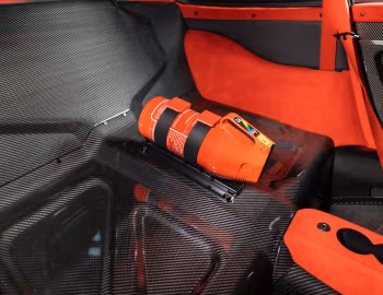 Intérieur Gunther Werks 400R Coupe "Bianco Rosso" (993) '2021