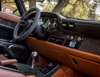 Interior Gunther Werks 400R Coupe "Greenwich" (993) '2019