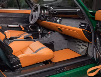 Intérieur Gunther Werks 400R Coupe "Irish Green" (993) '2021
