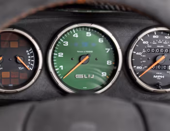 Tableau de bord Gunther Werks 400R Coupe "Irish Green" (993) '2021