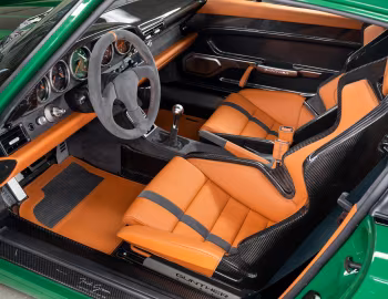 Intérieur Gunther Werks 400R Coupe "Irish Green" (993) '2021