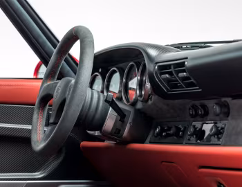 Intérieur Gunther Werks 400R Coupe "Solar Red" (993) '2018