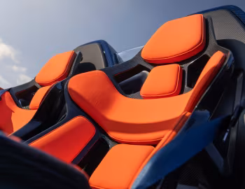 Interior Gunther Werks Speedster "Blue Bullet" (993) '2024