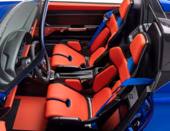 Intérieur Gunther Werks Speedster "Blue Phoenix" (993) '2024