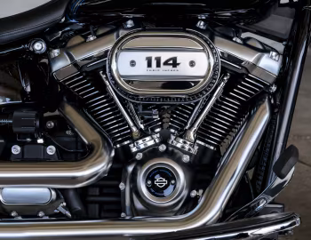 Sous la capuche 2018 Harley-Davidson FLFBS ANV Fat Boy 114 "115th Anniversary" '2017–18