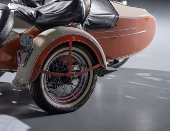 1947 Harley-Davidson EL with sidecar