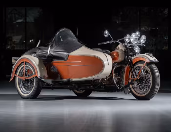 1947 Harley-Davidson EL with sidecar