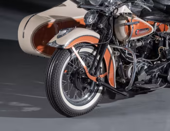 1947 Harley-Davidson EL with sidecar