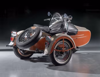 1947 Harley-Davidson EL with sidecar