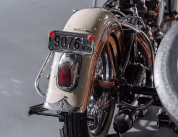 1947 Harley-Davidson EL with sidecar