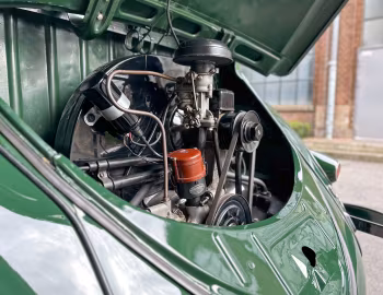 Bajo el capó Volkswagen Typ 18 А Polizei Streifenwagen '06.1948–49