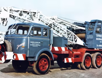 Henschel HS 34 TA mit Kässbohrer Kran Typ KS 45 '1964