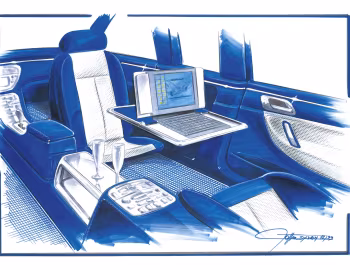 Sketch Peugeot 607 Paladine Concept '2000