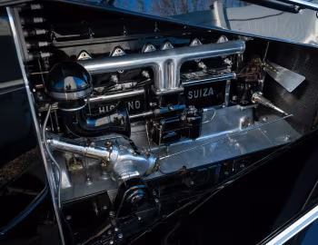 Under The Hood Hispano-Suiza H6B Cabriolet Le Dandy por Chapron (#11528) '1926