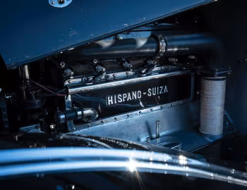 Under The Hood Hispano-Suiza H6B Cabriolet Le Dandy por Chapron (#11528) '1926
