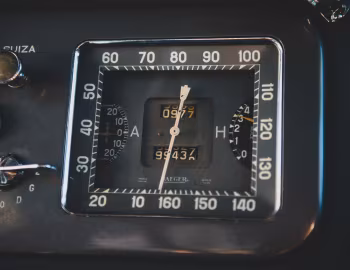 Dashboard Hispano-Suiza K6 Limousine by Vanvooren (#15095) '1936