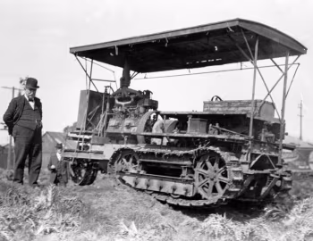 Holt gasoline-powered tractor prototype, Бенджамин Холт