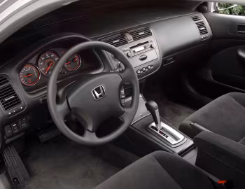Painel frontal 2001–03 Honda Civic Coupe [North America] (EM2)