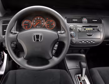 Painel frontal 2001–03 Honda Civic Coupe [North America] (EM2)