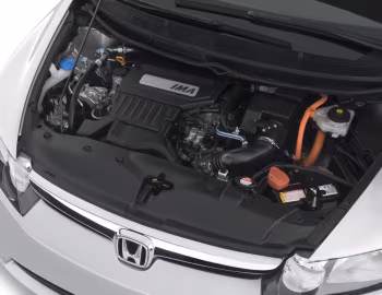 Sob o capô 2007–08 Honda Civic Hybrid [North America] (FA3) '2006–08