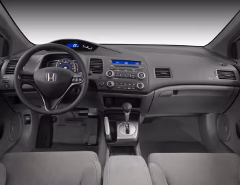 Painel frontal 2007–08 Honda Civic LX Coupe [North America] (FG1) '2006–08