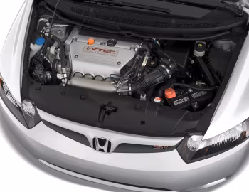 Sob o capô 2007–08 Honda Civic Si Coupe [North America] (FG2) '2006–08
