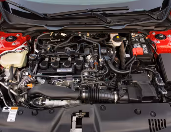 Sob o capô 2017–19 Honda Civic Si Coupe [North America] (FC3) '2017–19