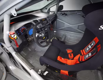 Interior Honda Civic Si Coupe Racecar Compass 360 Racing by HPD '11.2011